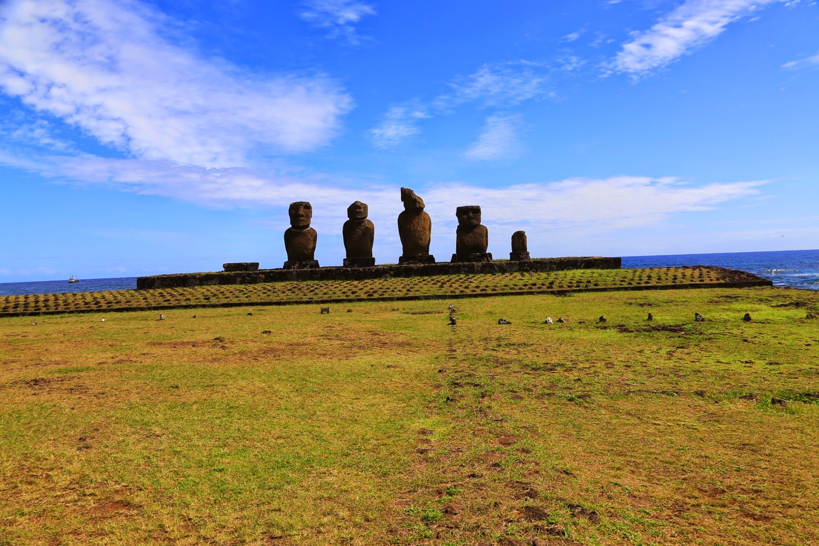 Plateforme de moai d’Ahu Tahai