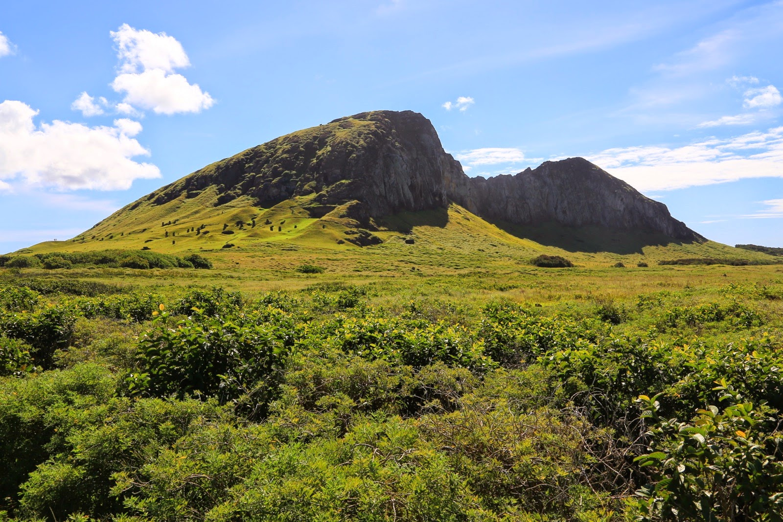 Le volcan Rano Raraku
