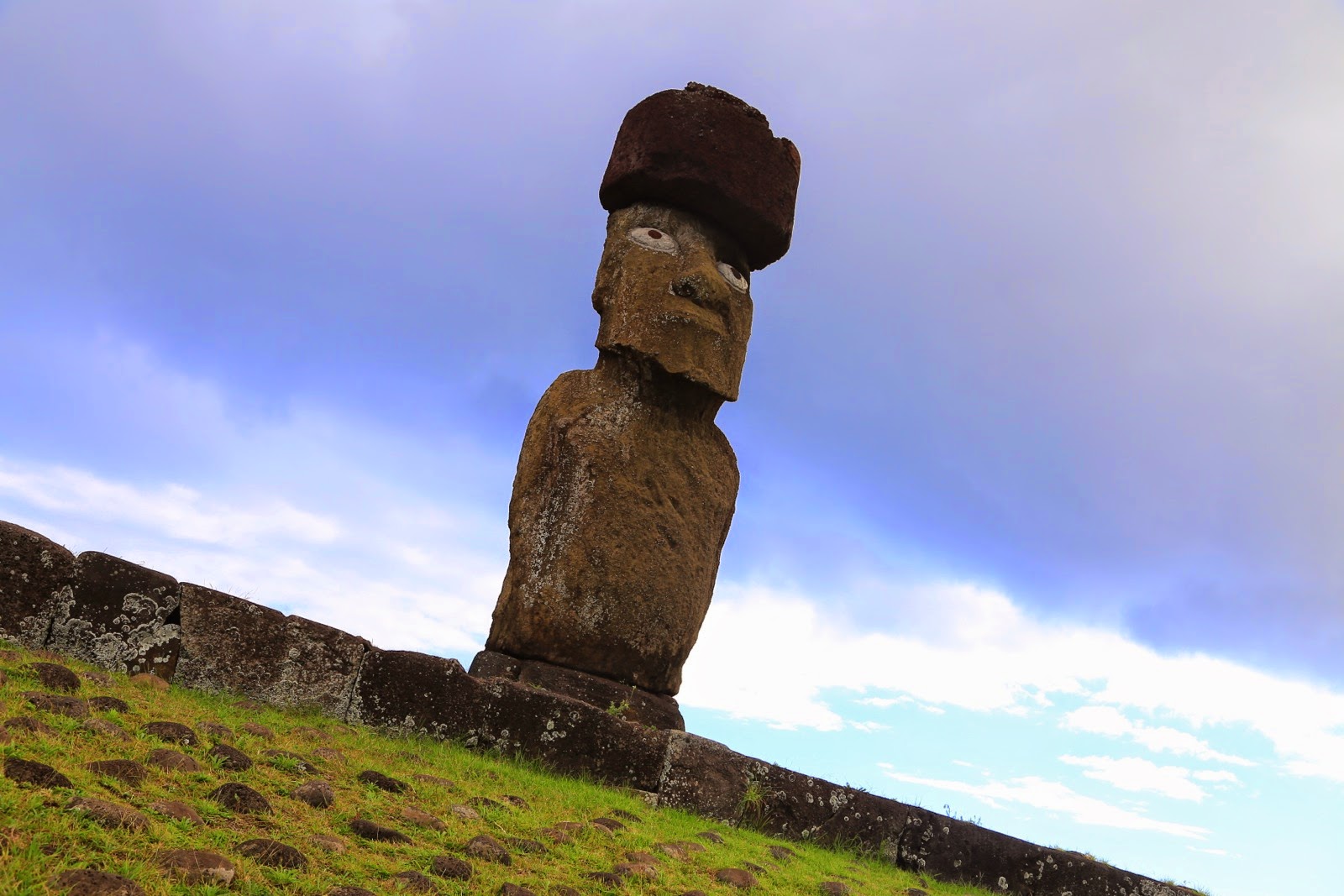 Moai coiffé de son pukao