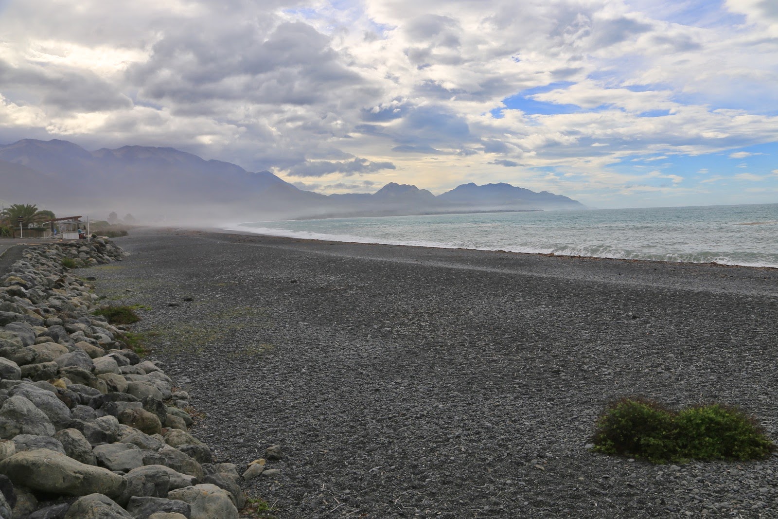 Plage de galets de Kaikoura