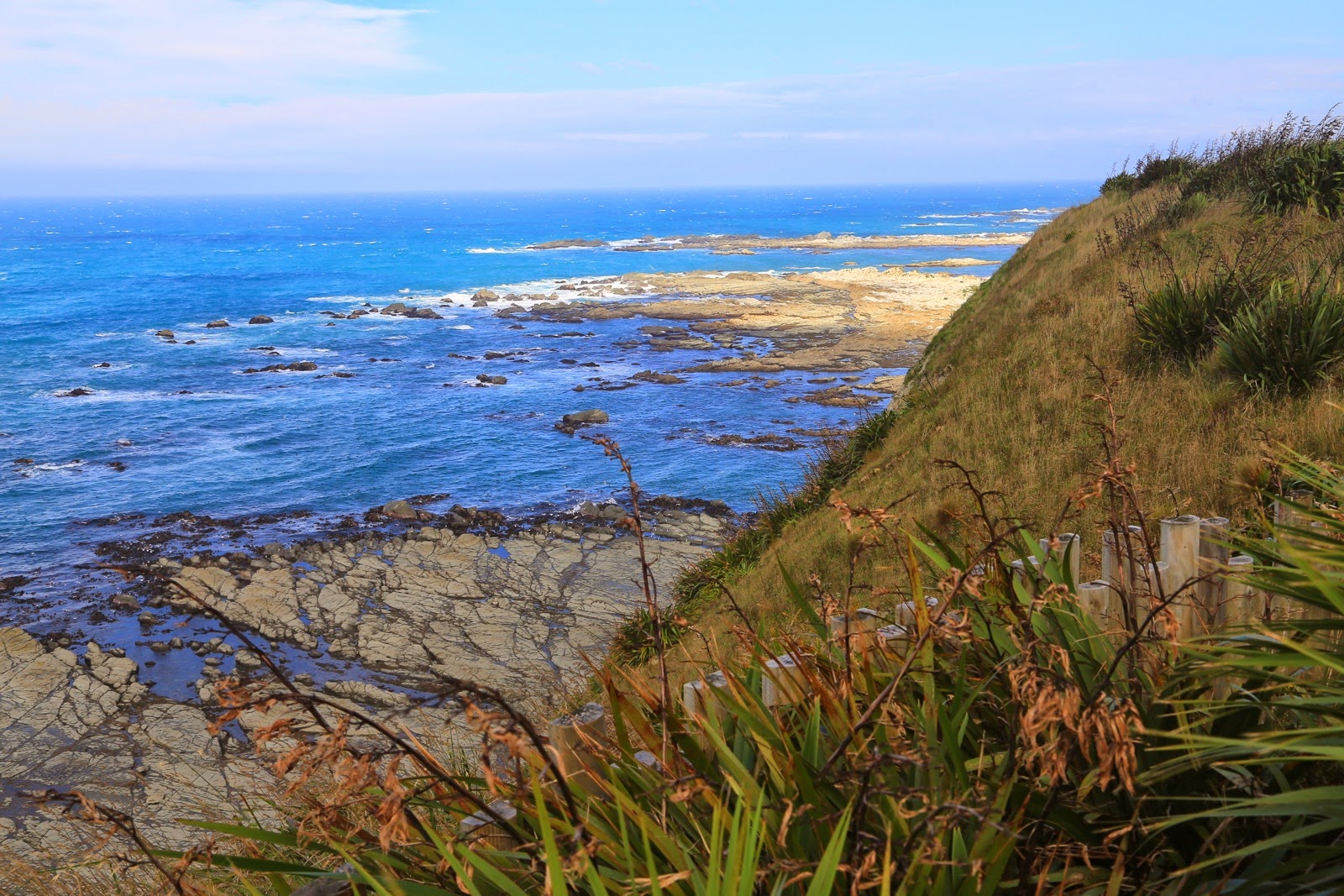 Côte vue du sommet de la falaise