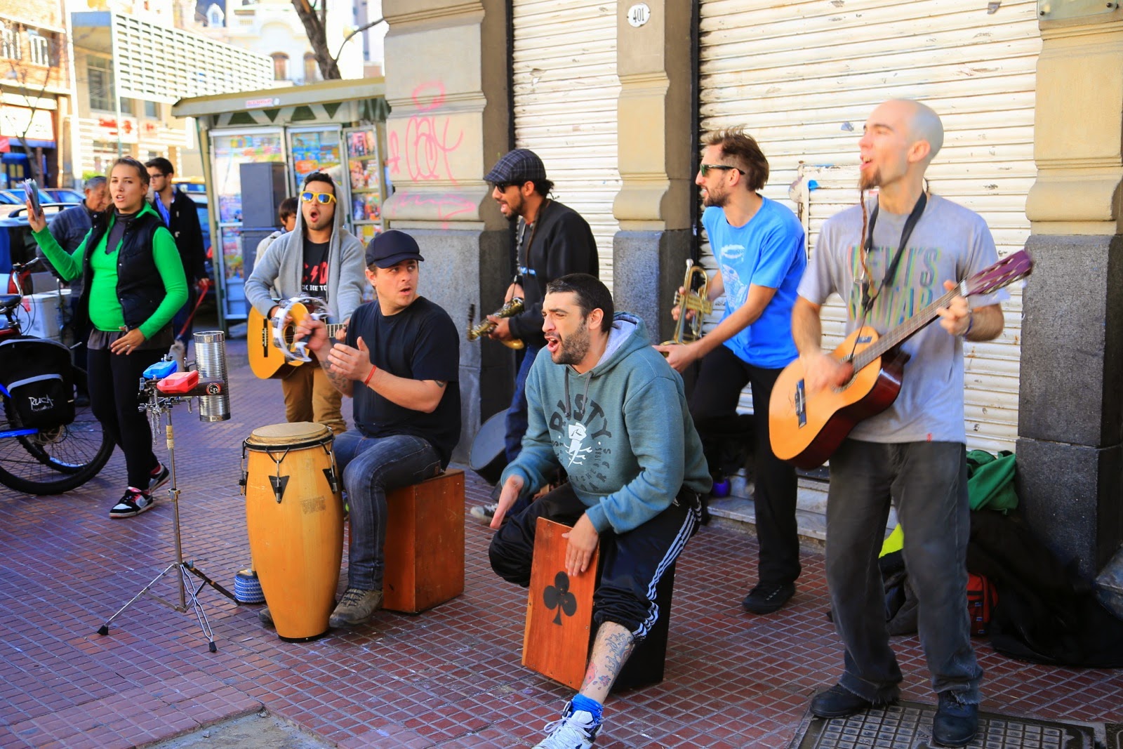 Musiciens de rue à San Telmo