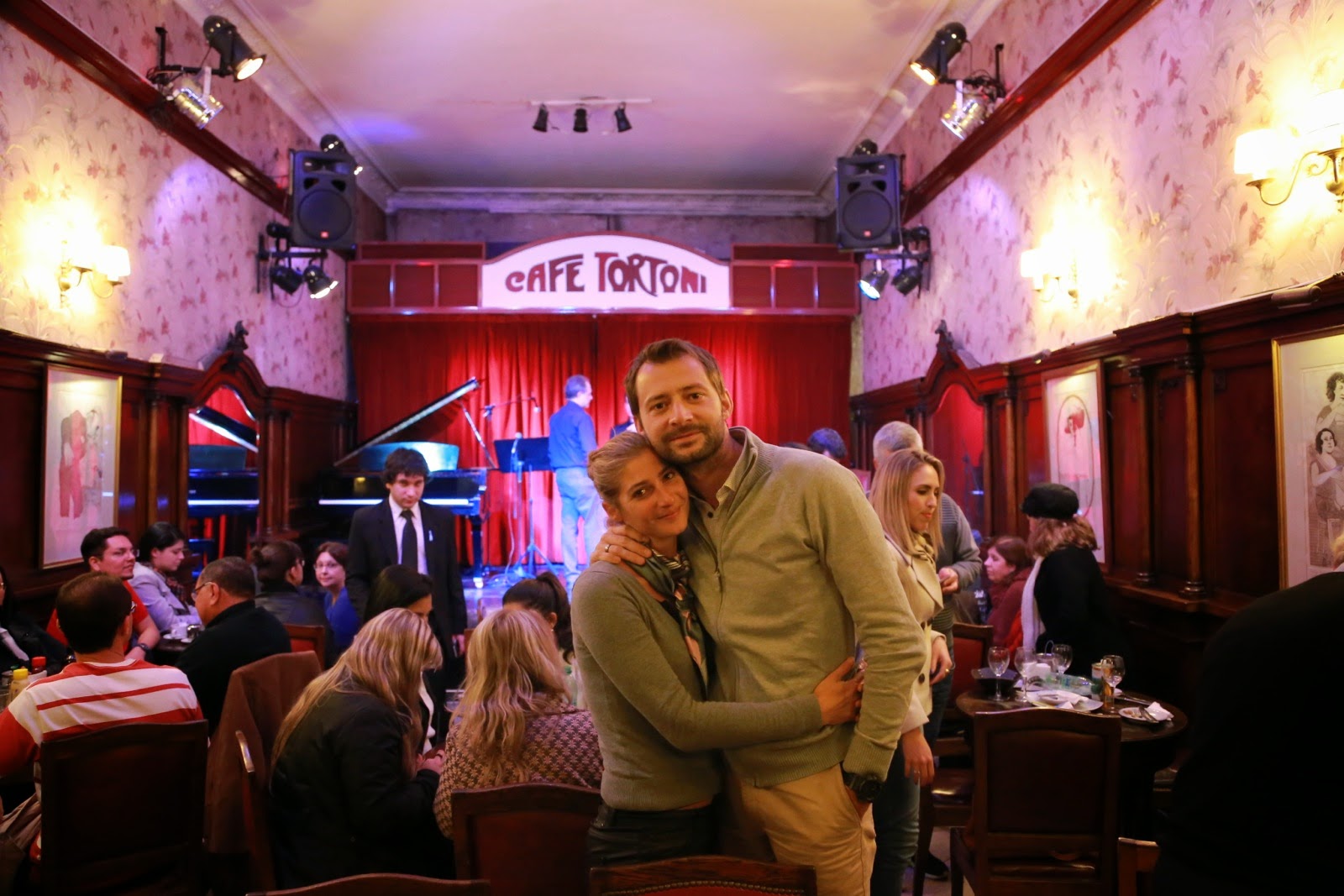 Salle du spectacle de tango