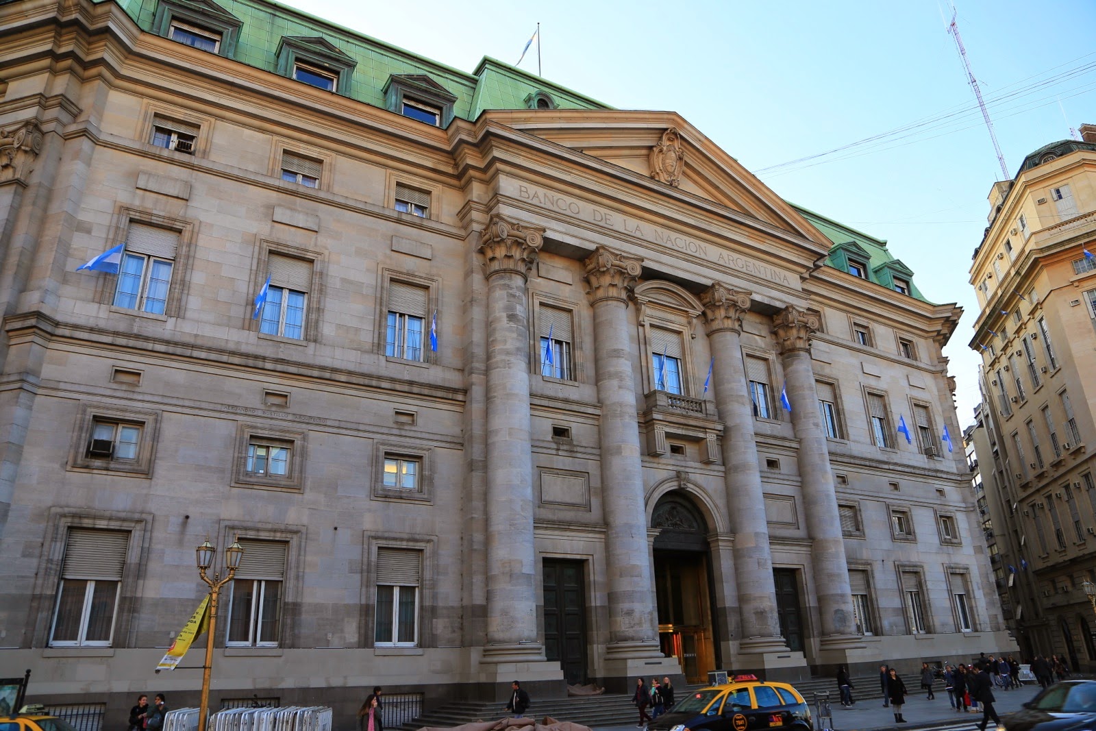 Façade du Banco de la Nación