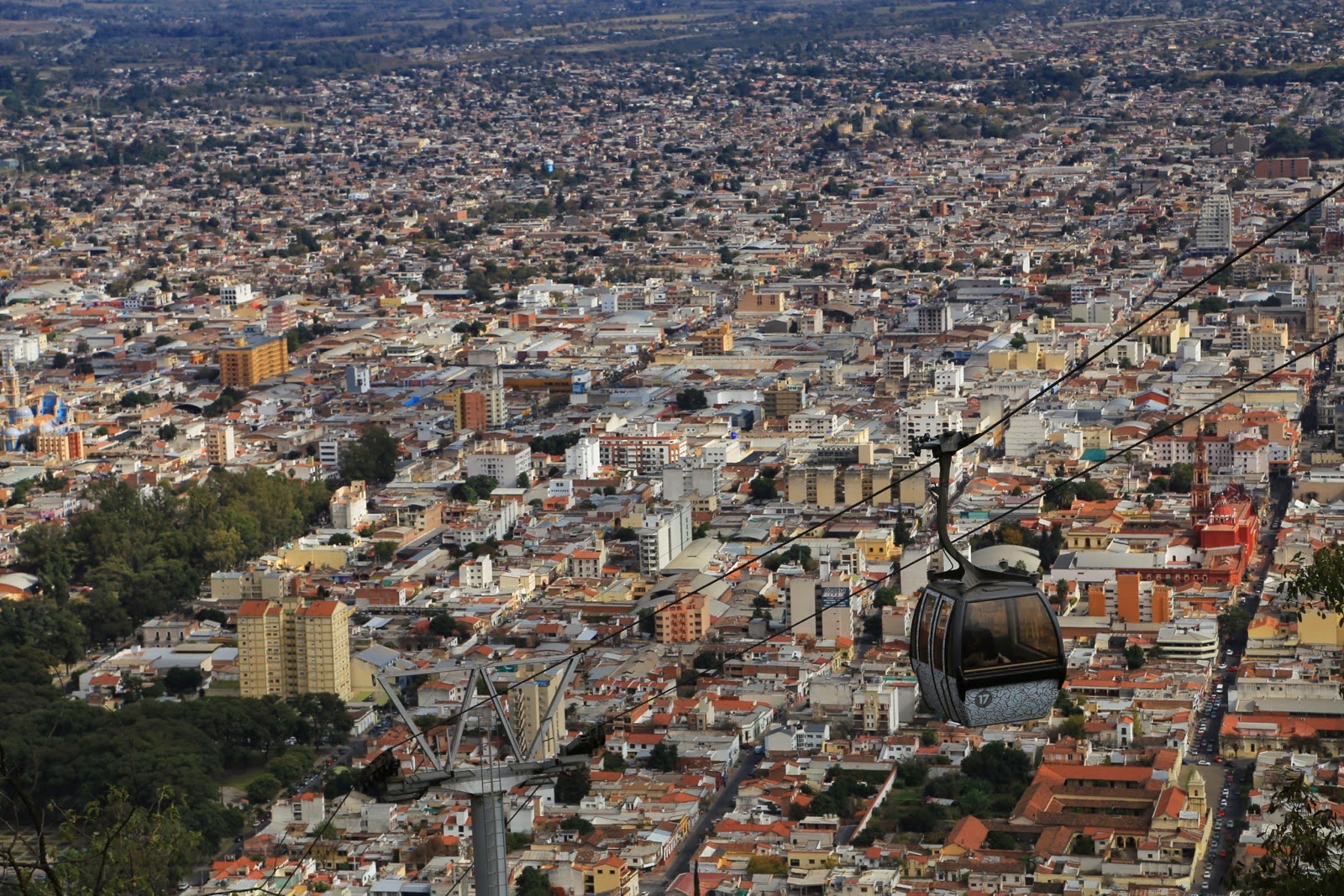 Vue sur Salta depuis le Cerro San Bernardo