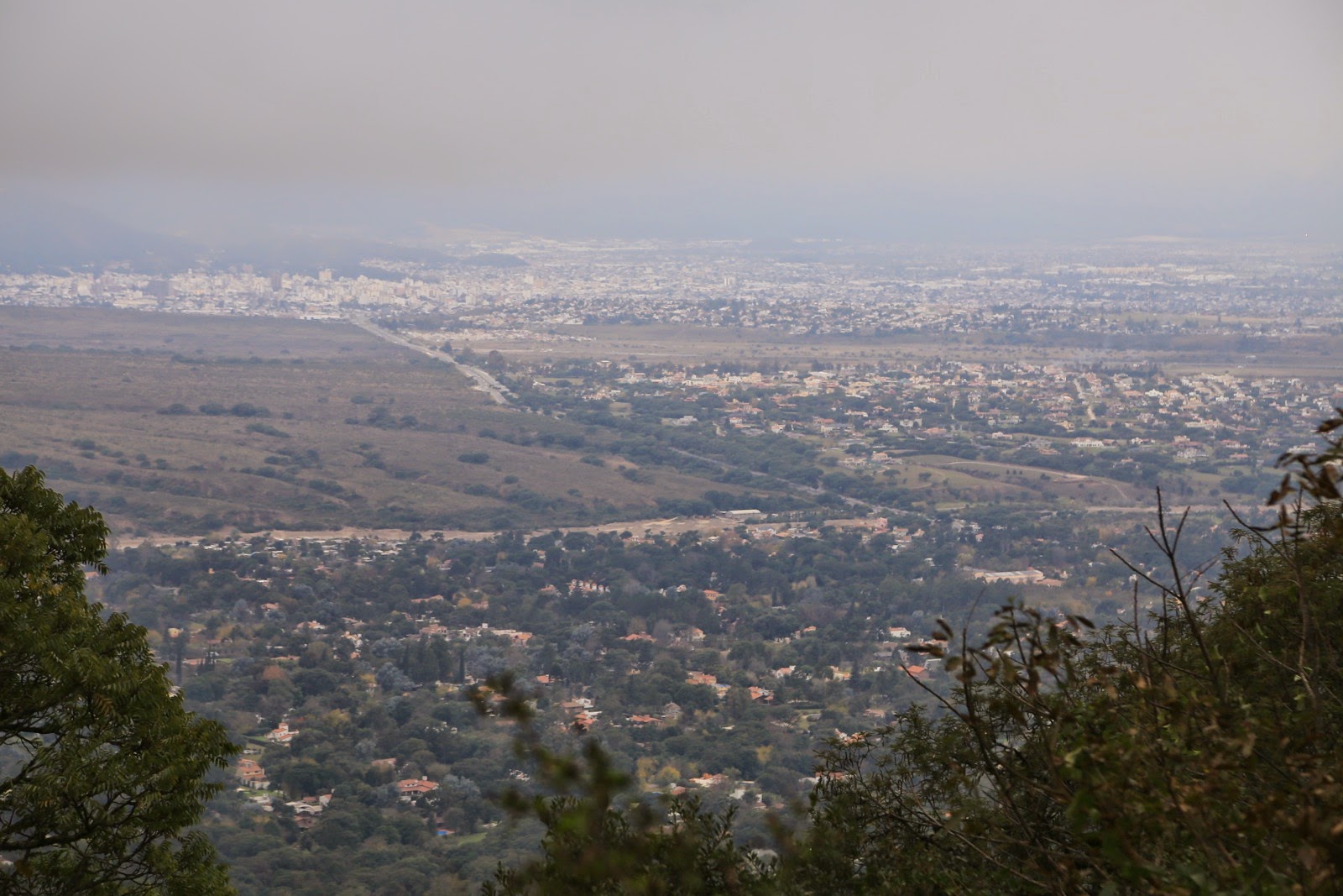 Vue voilée depuis le mirador