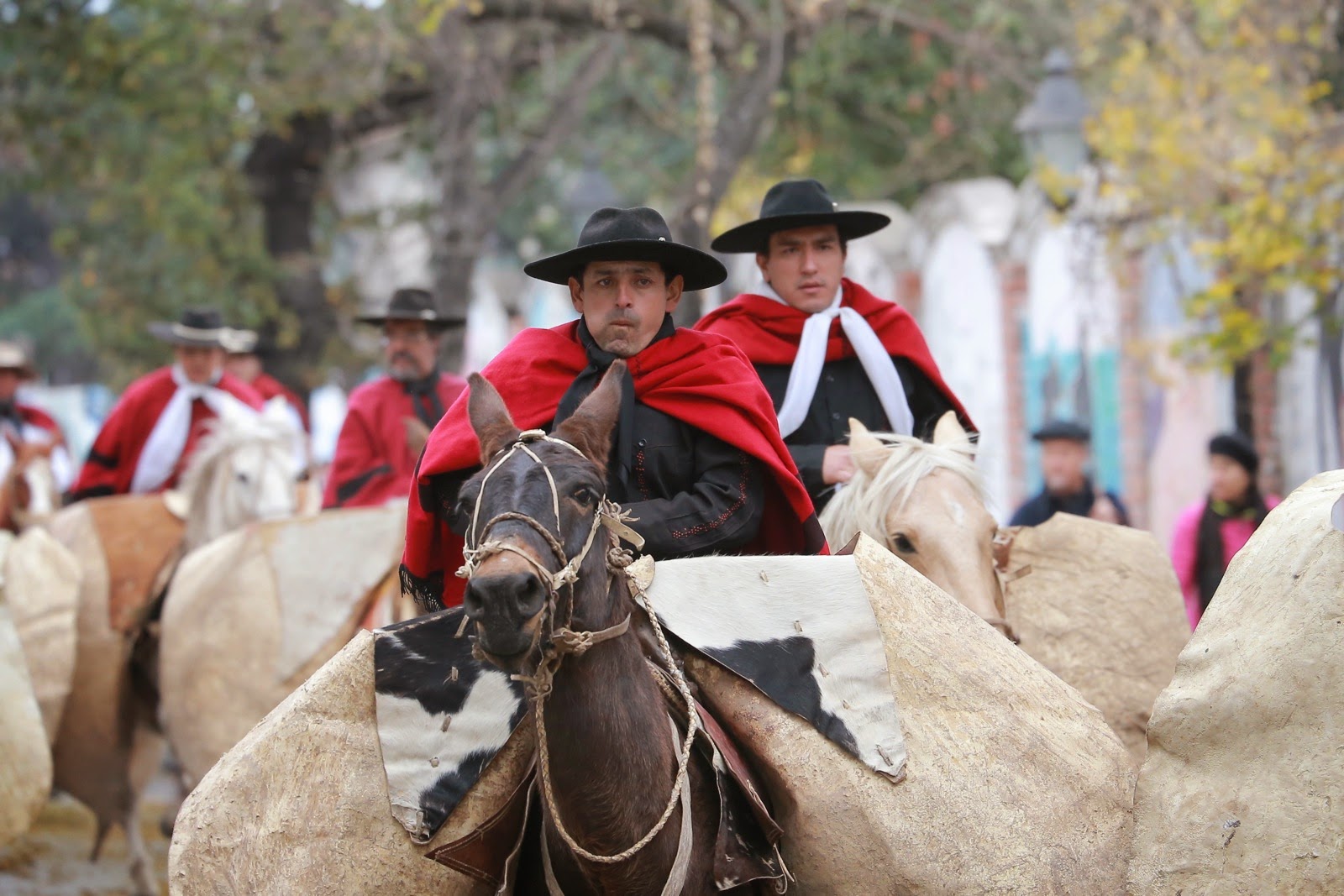 Gaucho et ses protège-jambes en cuir