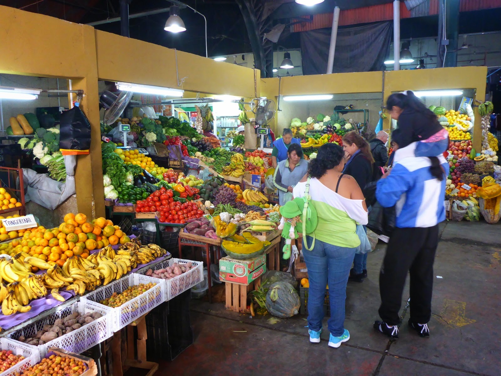 Stand de fruits au marché