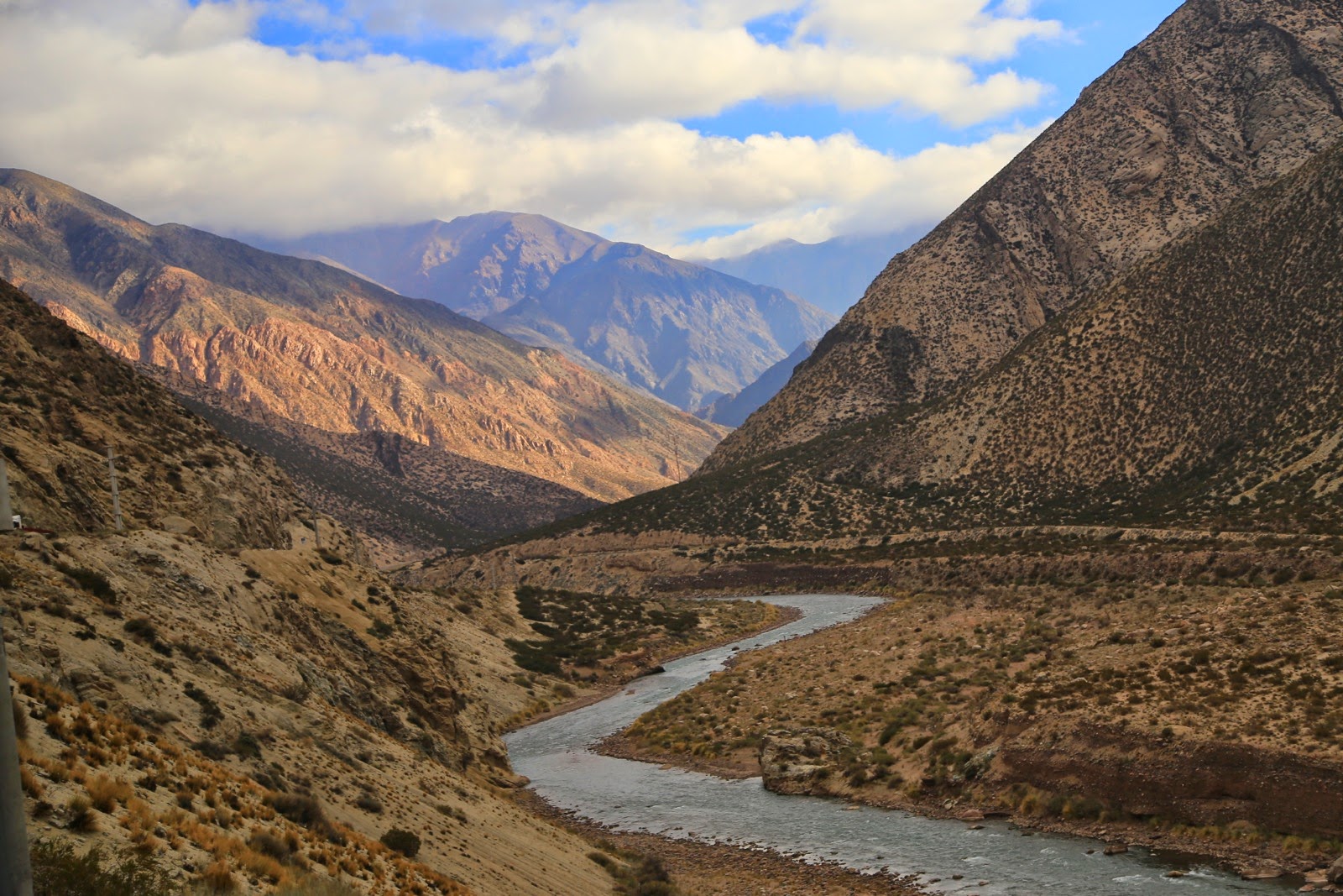 Vallée du Rio Mendoza sur la ruta 7