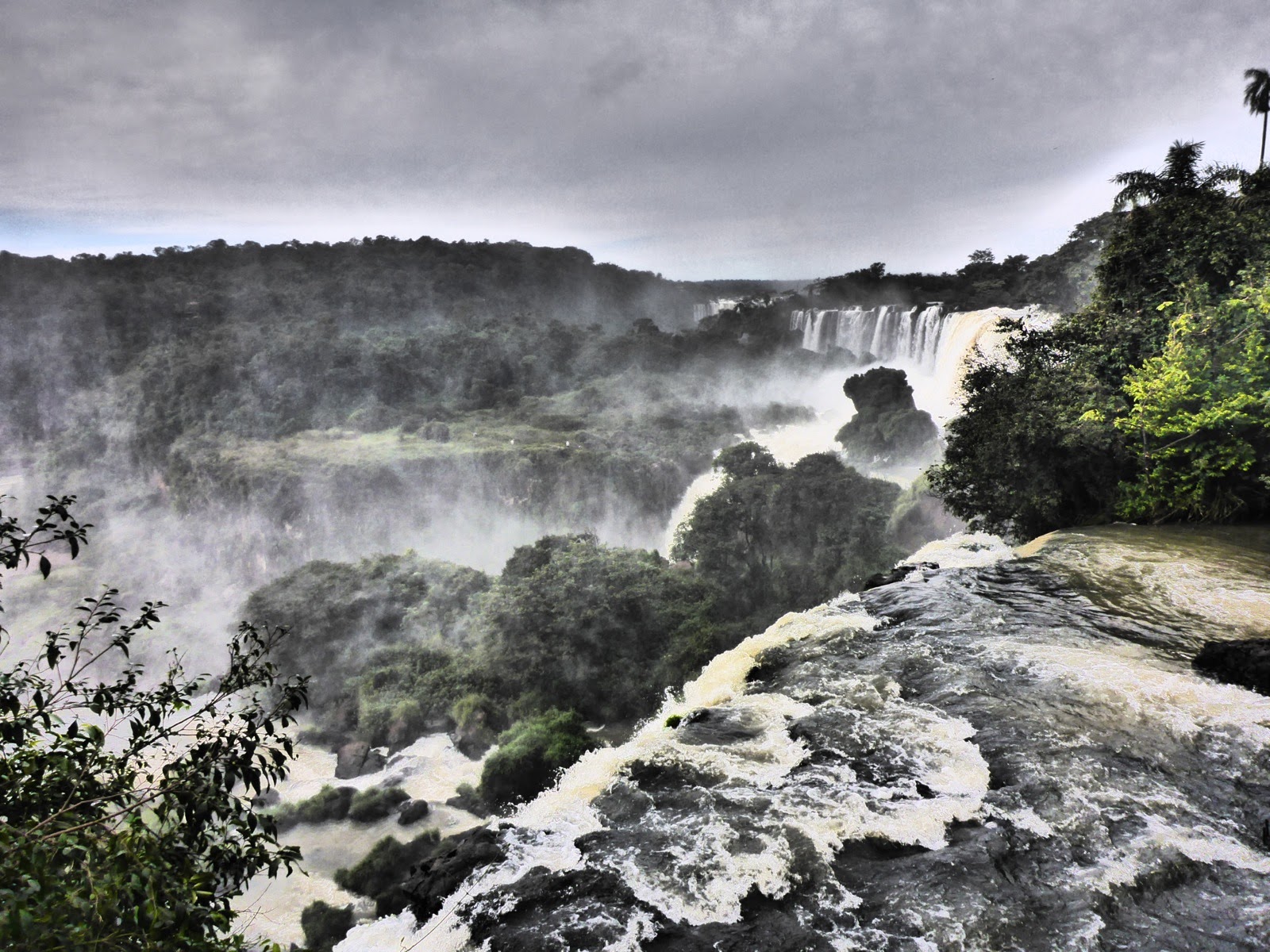 Les chutes côté argentin