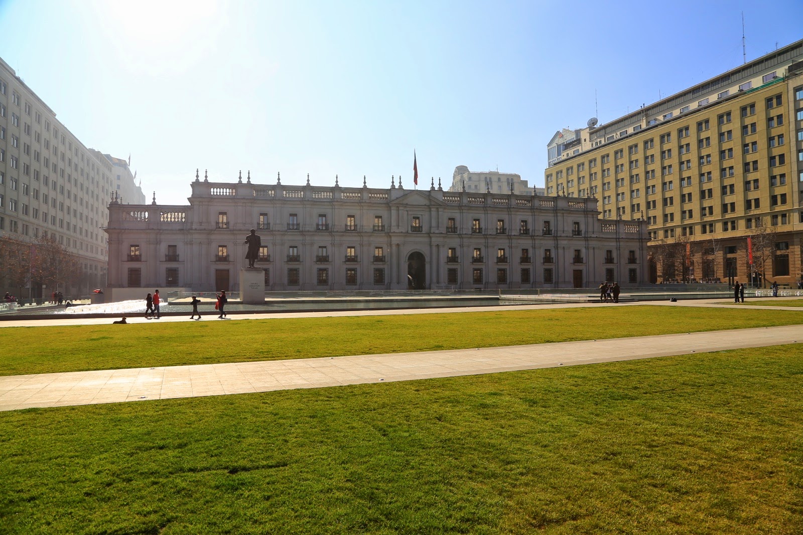 Le Palacio de la Moneda à Santiago