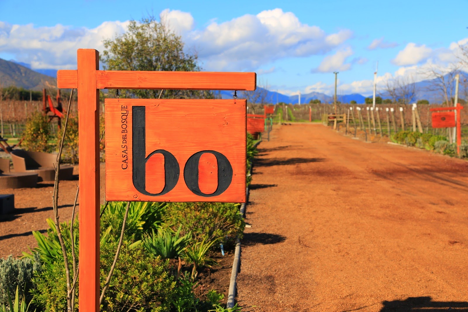 Panneau du domaine Casas del Bosque