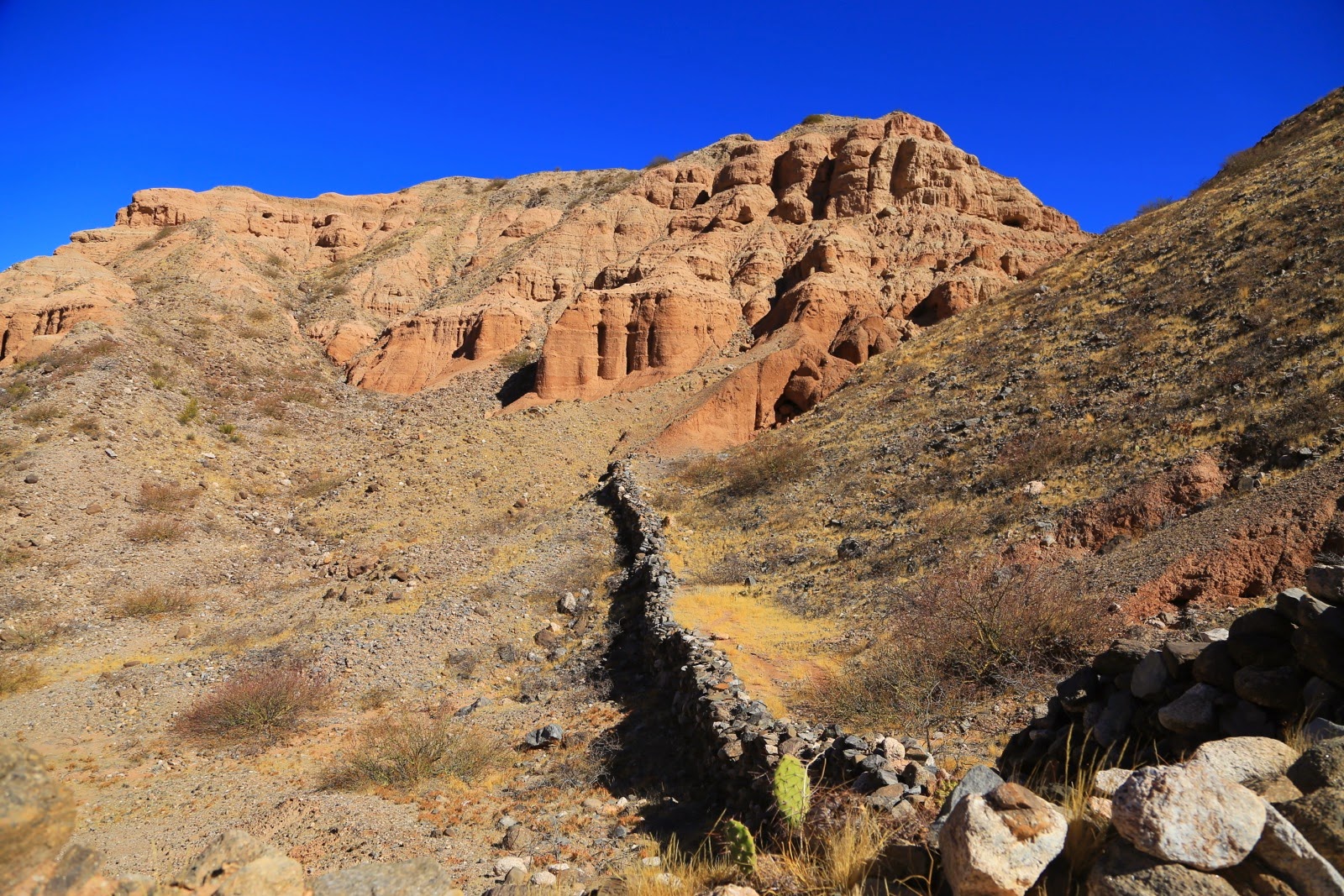 Gorge rocheuse sur la Ruta 40