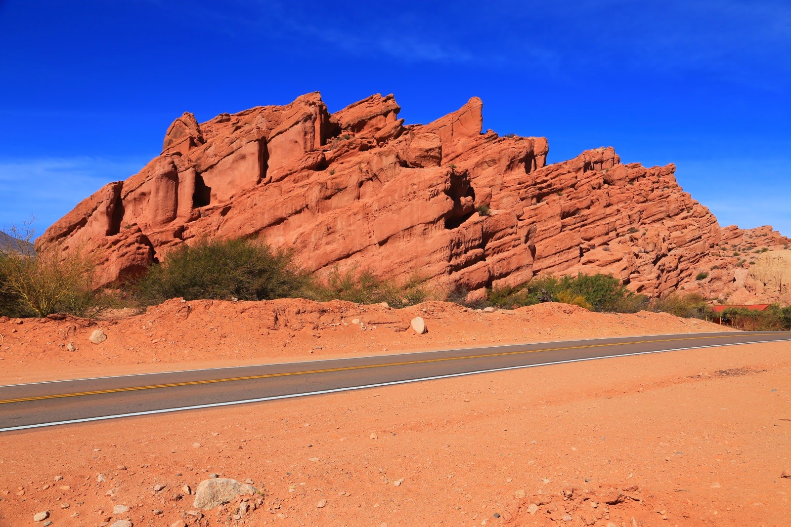 Falaises rouges de la Quebrada de Cafayate