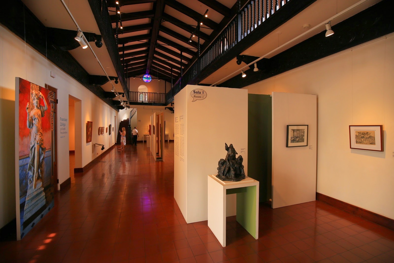 Une salle d’exposition du Museo de Arte Costarricense