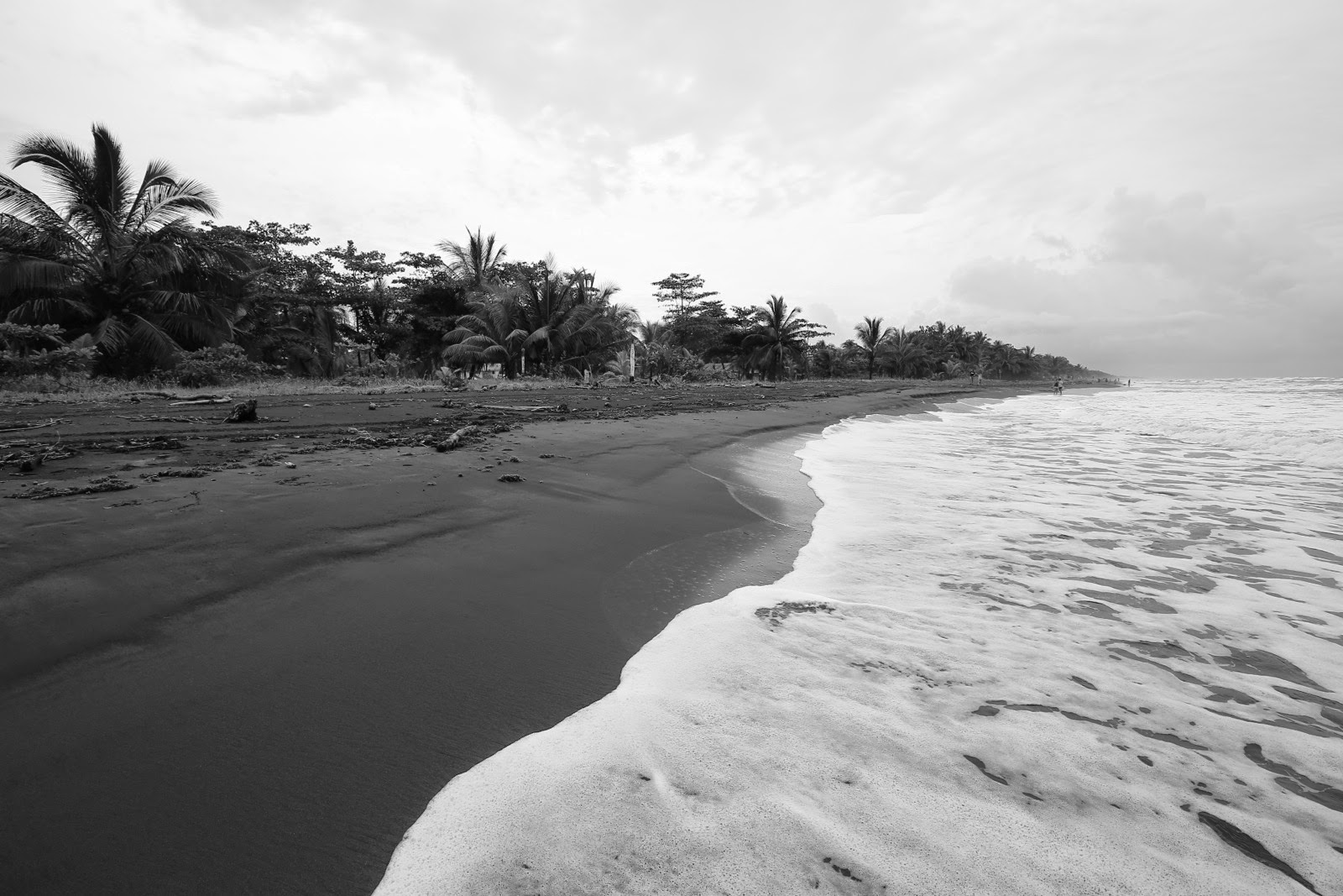 Les vagues de la mer des Caraïbes sur la plage