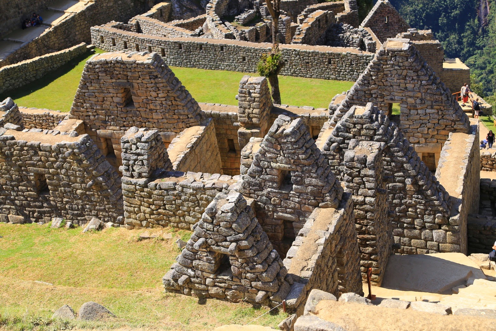 Pignons de maisons incas