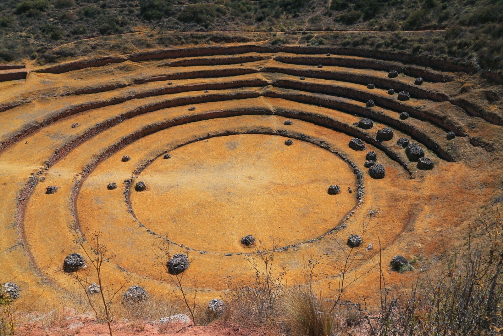 Vue d’ensemble du site de Moray