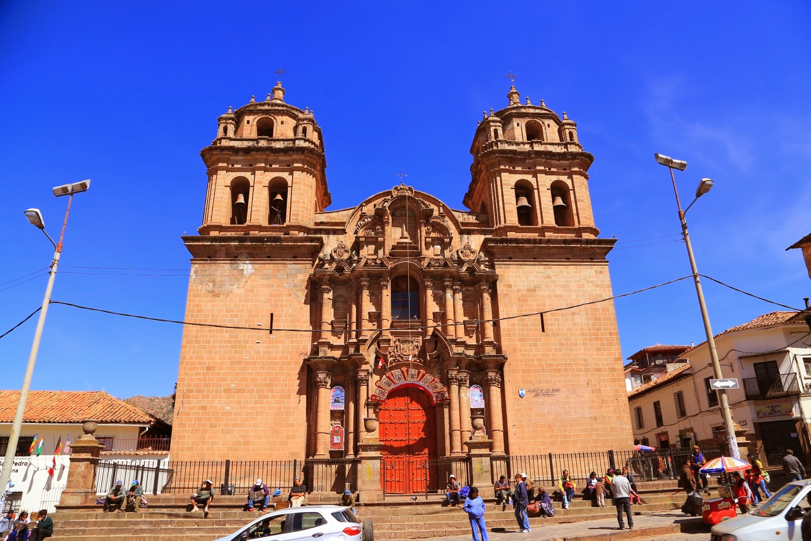Façade de la cathédrale de Cuzco