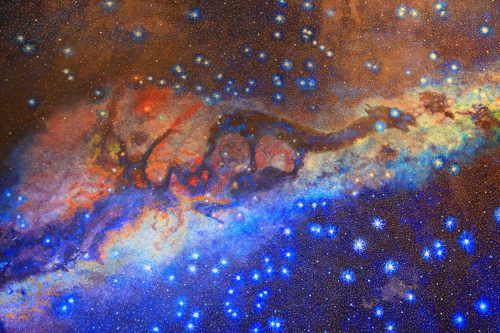 Voie lactée et constellations incas