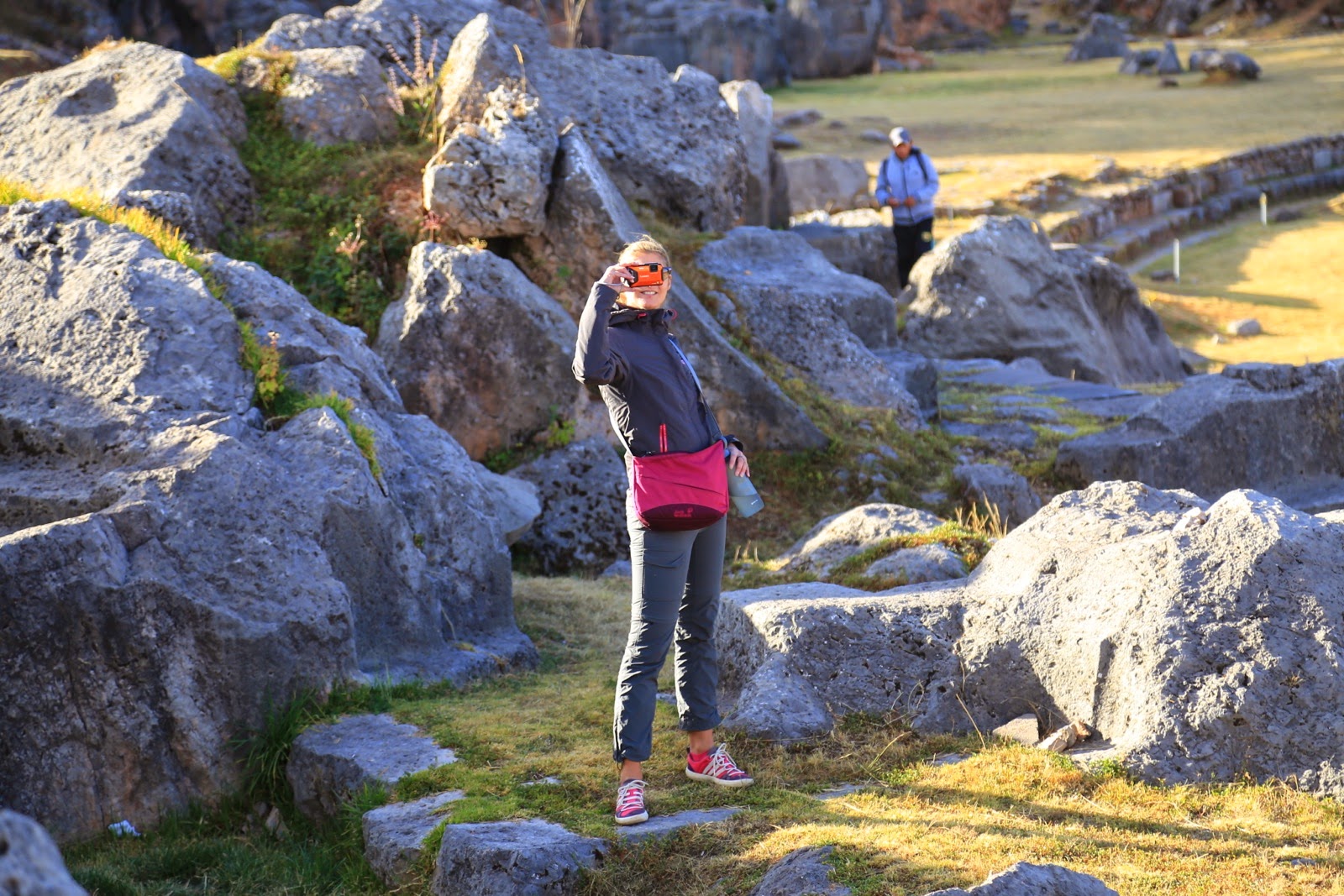 Escalade sur les rochers