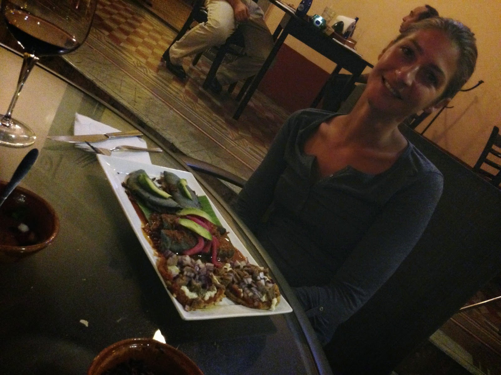 Assortiment de tacos au restaurant