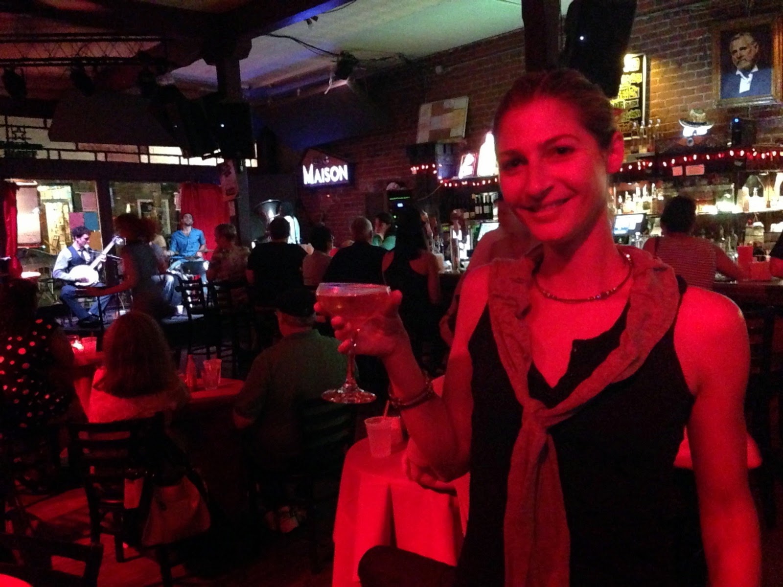 Soirée dans un bar de Bourbon Street