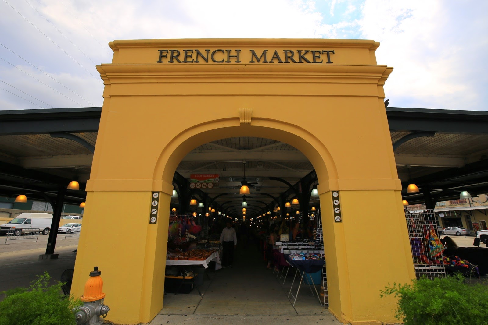L’entrée du French Market
