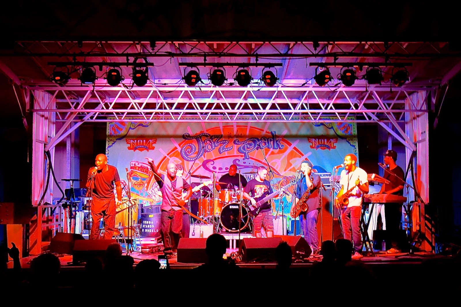 Concert en plein air au Louis Armstrong Park