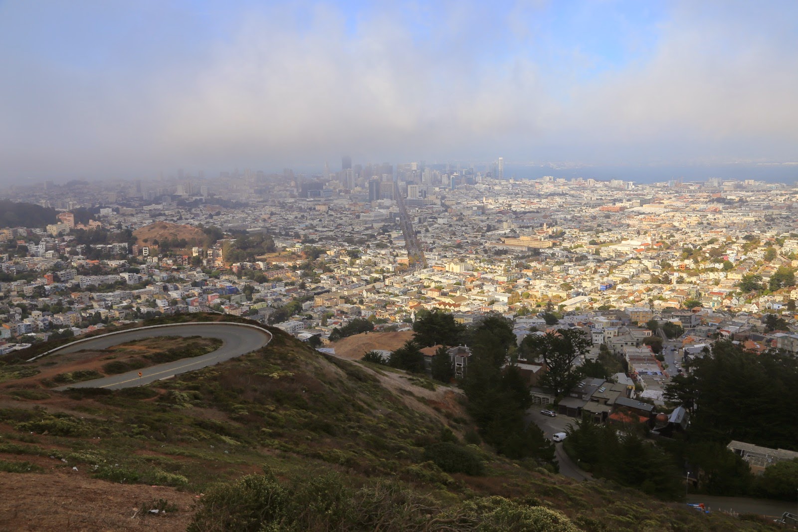 San Francisco vue depuis Twin Peaks