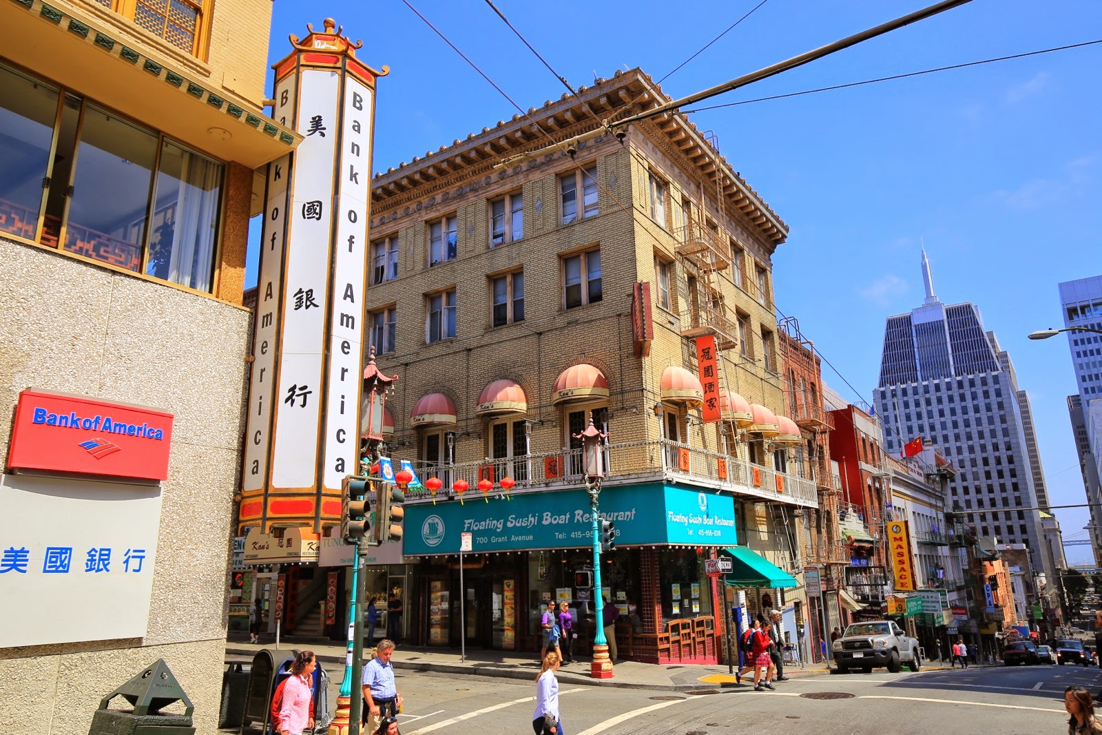Enseignes chinoises de Grant Avenue