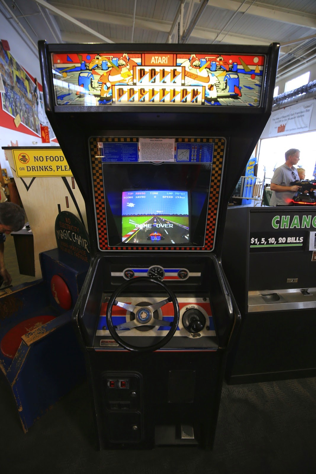 Une borne d’arcade vintage