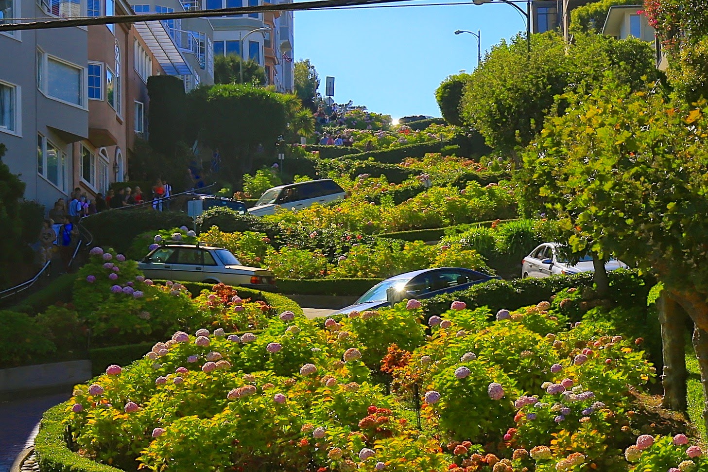 Les virages en épingle de Lombard Street