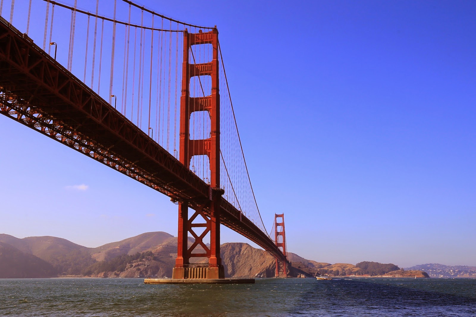 Le Golden Gate Bridge vu depuis Fort Point