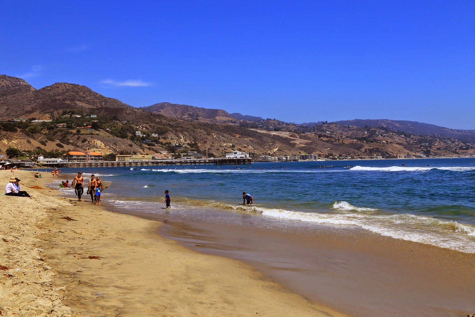 La plage de Malibu