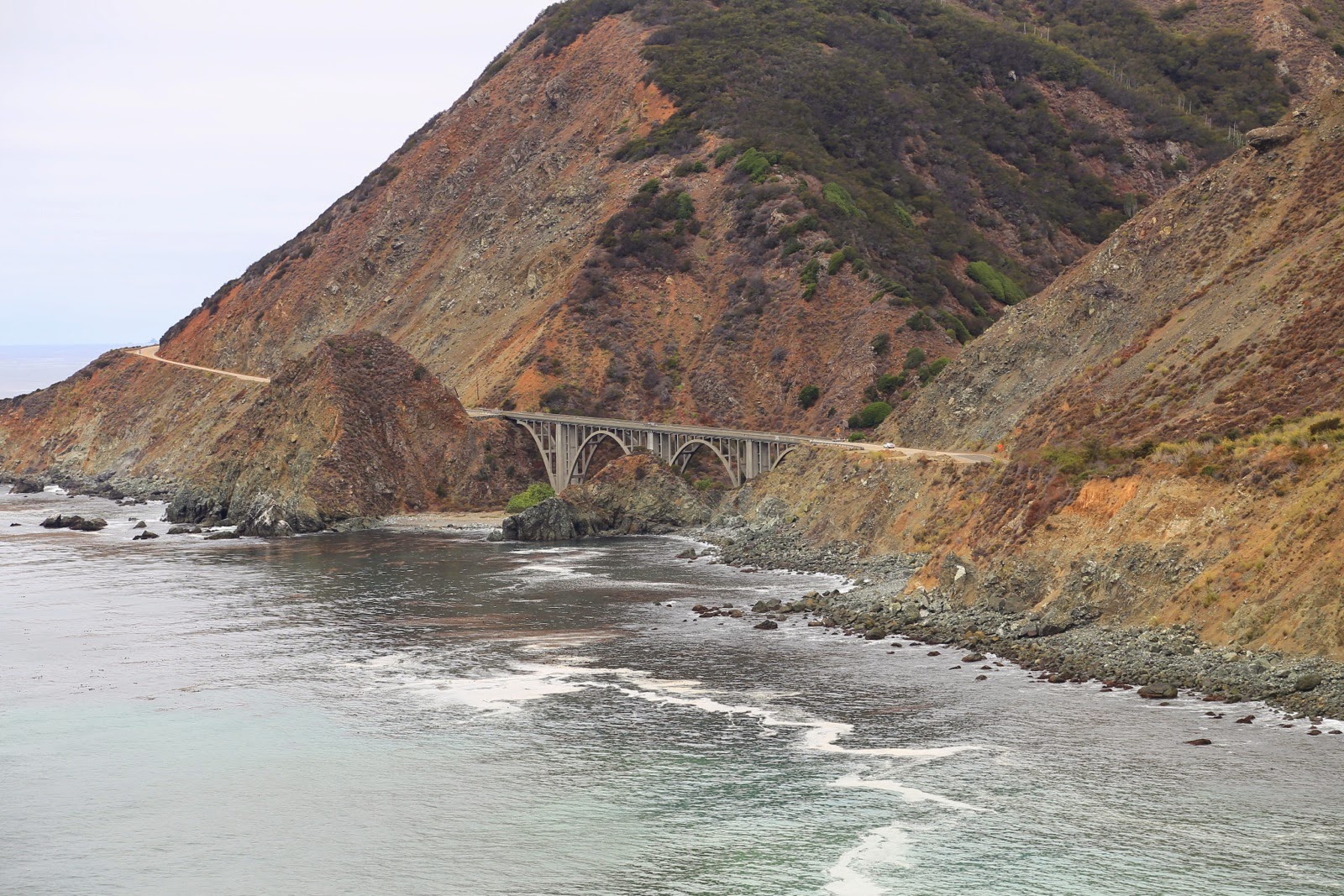 La côte escarpée de Big Sur et la Pacific Coast Highway