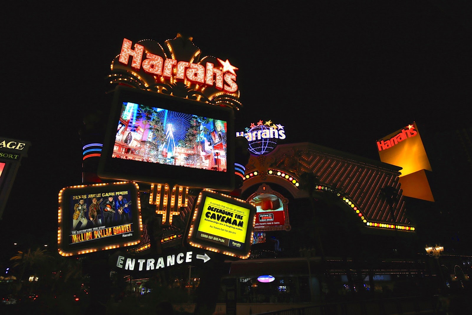Les néons du Harrah’s