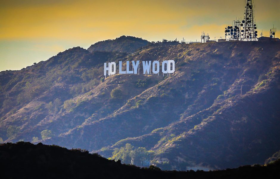 Le Hollywood Sign sur les collines de Los Angeles