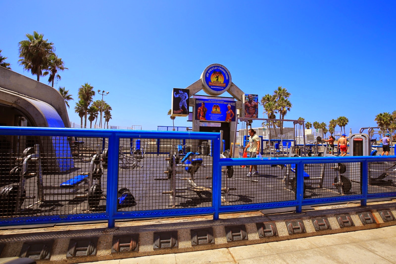 La promenade de Venice Beach, à Los Angeles