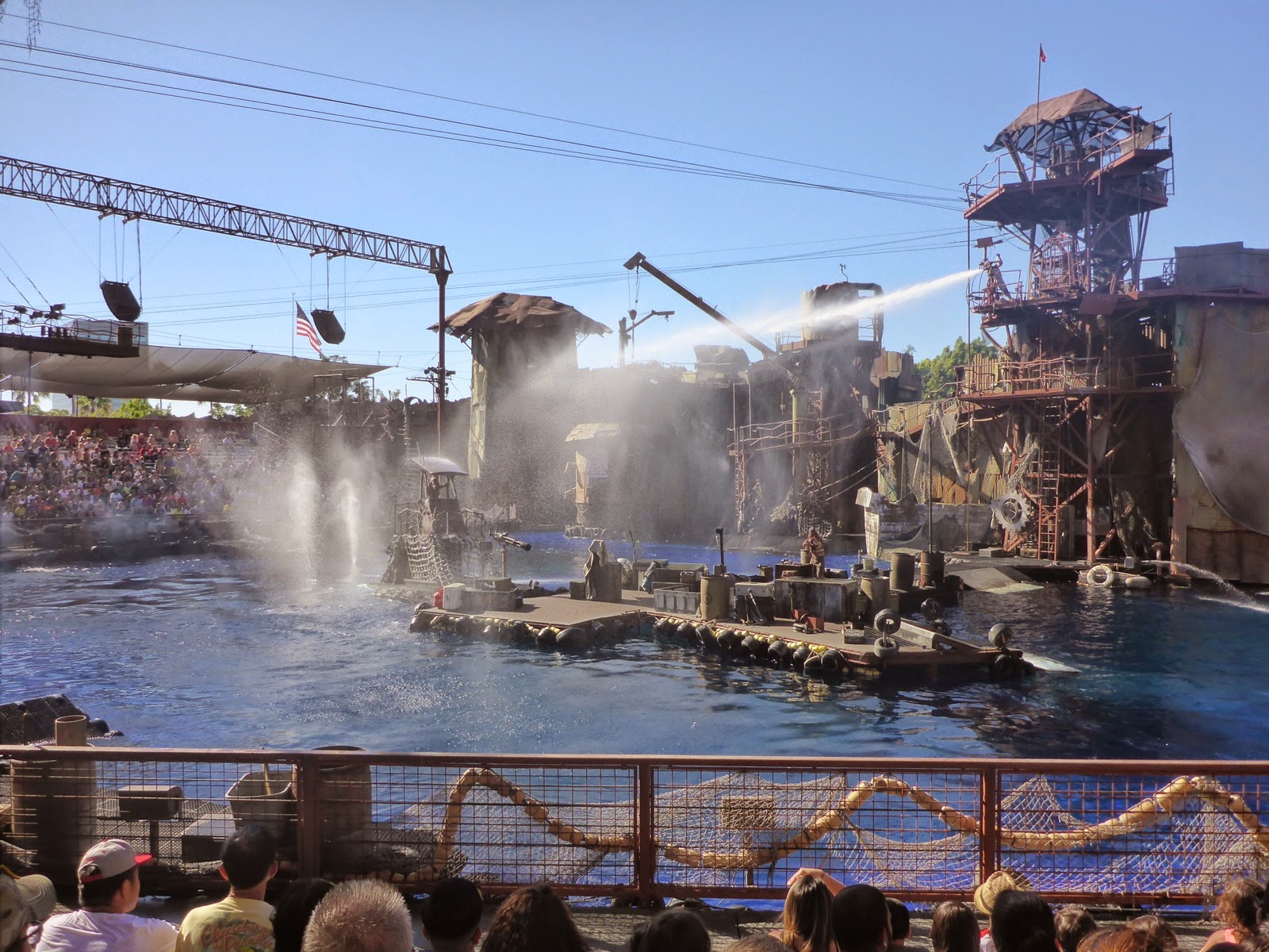 Le spectacle Waterworld