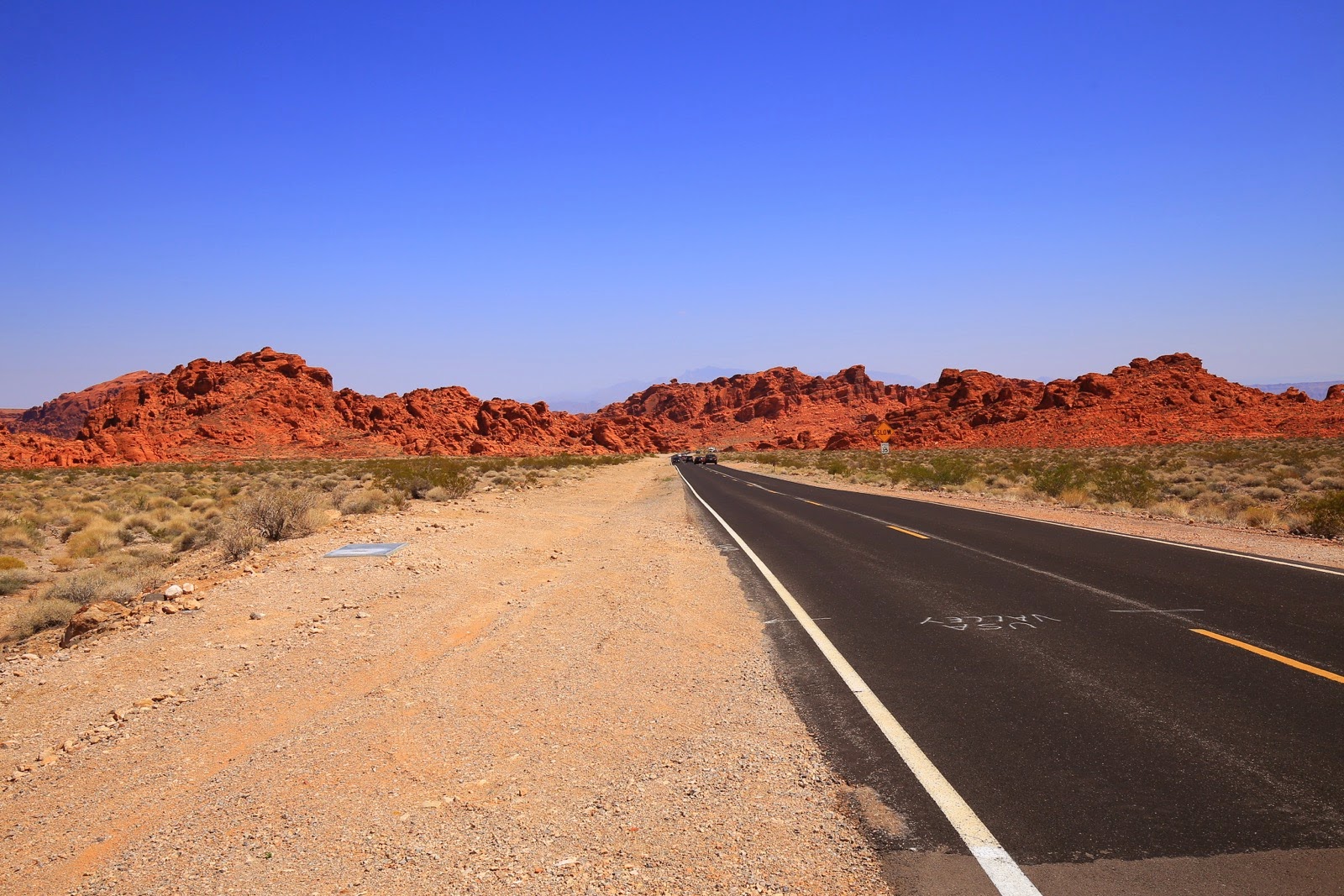 La route de Valley of Fire