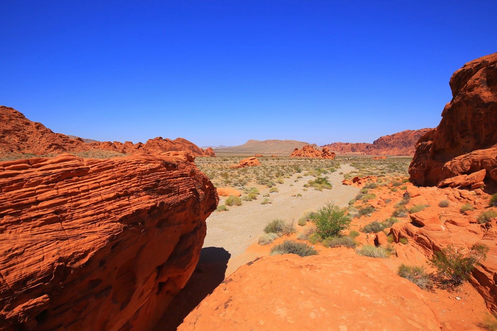 Un canyon de roche rouge