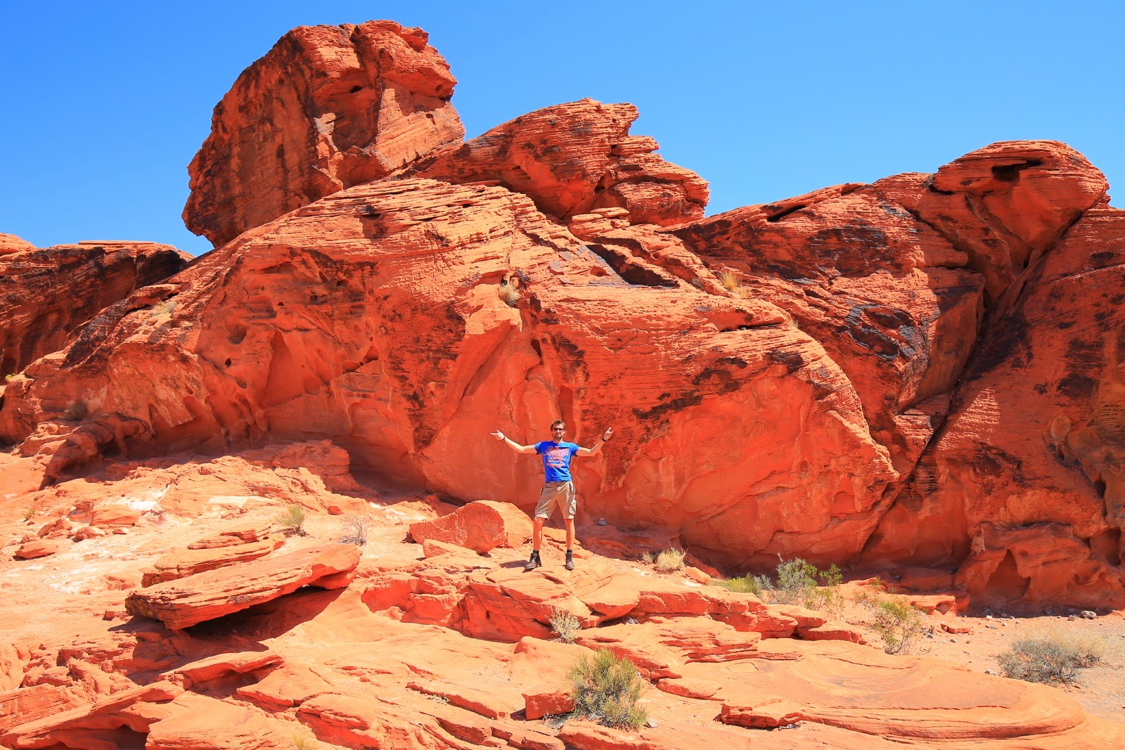 Les rochers rouges de Valley of Fire