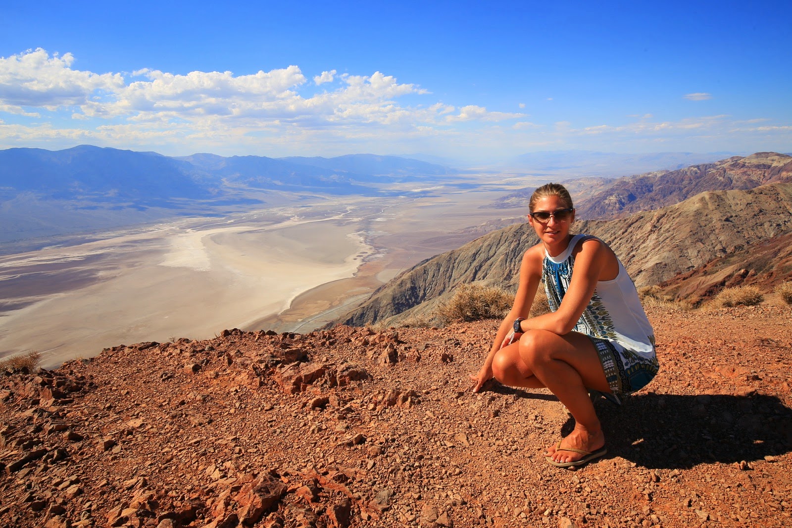 À Dante’s View, au-dessus de Death Valley