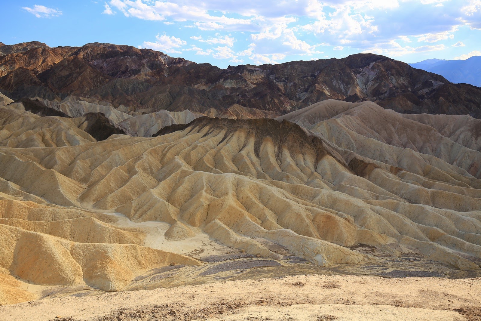 Les badlands de Death Valley