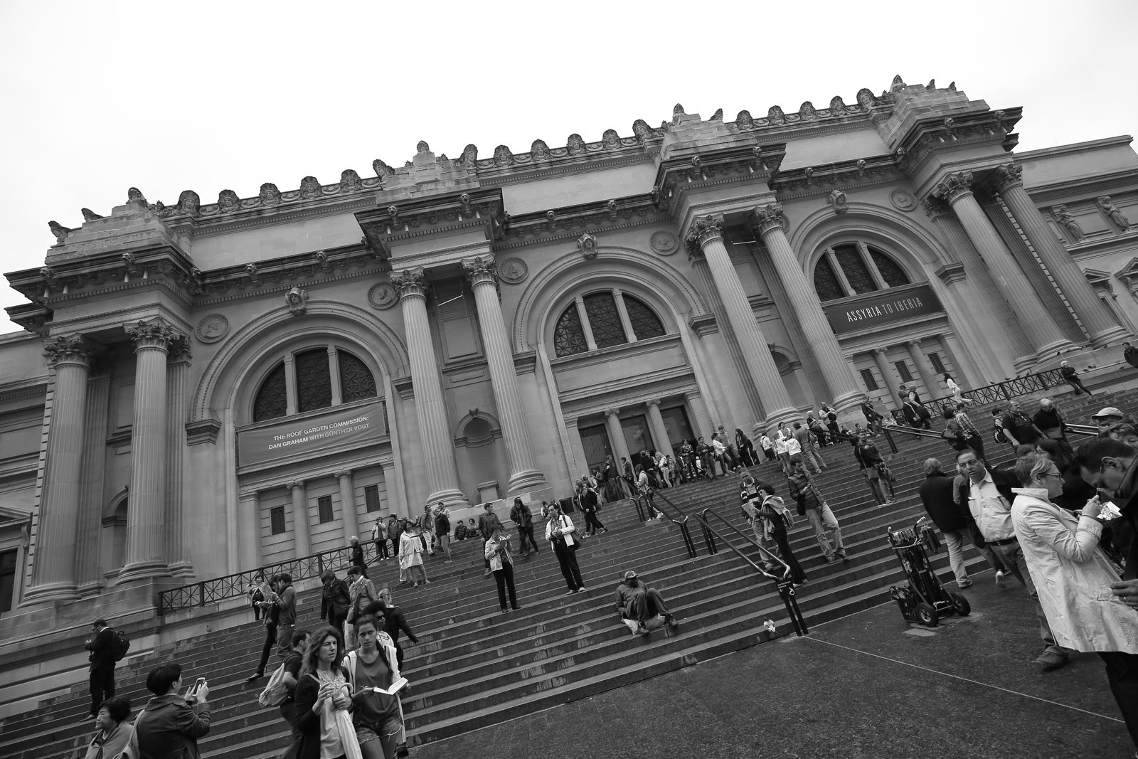 Le Metropolitan Museum of Art en noir et blanc
