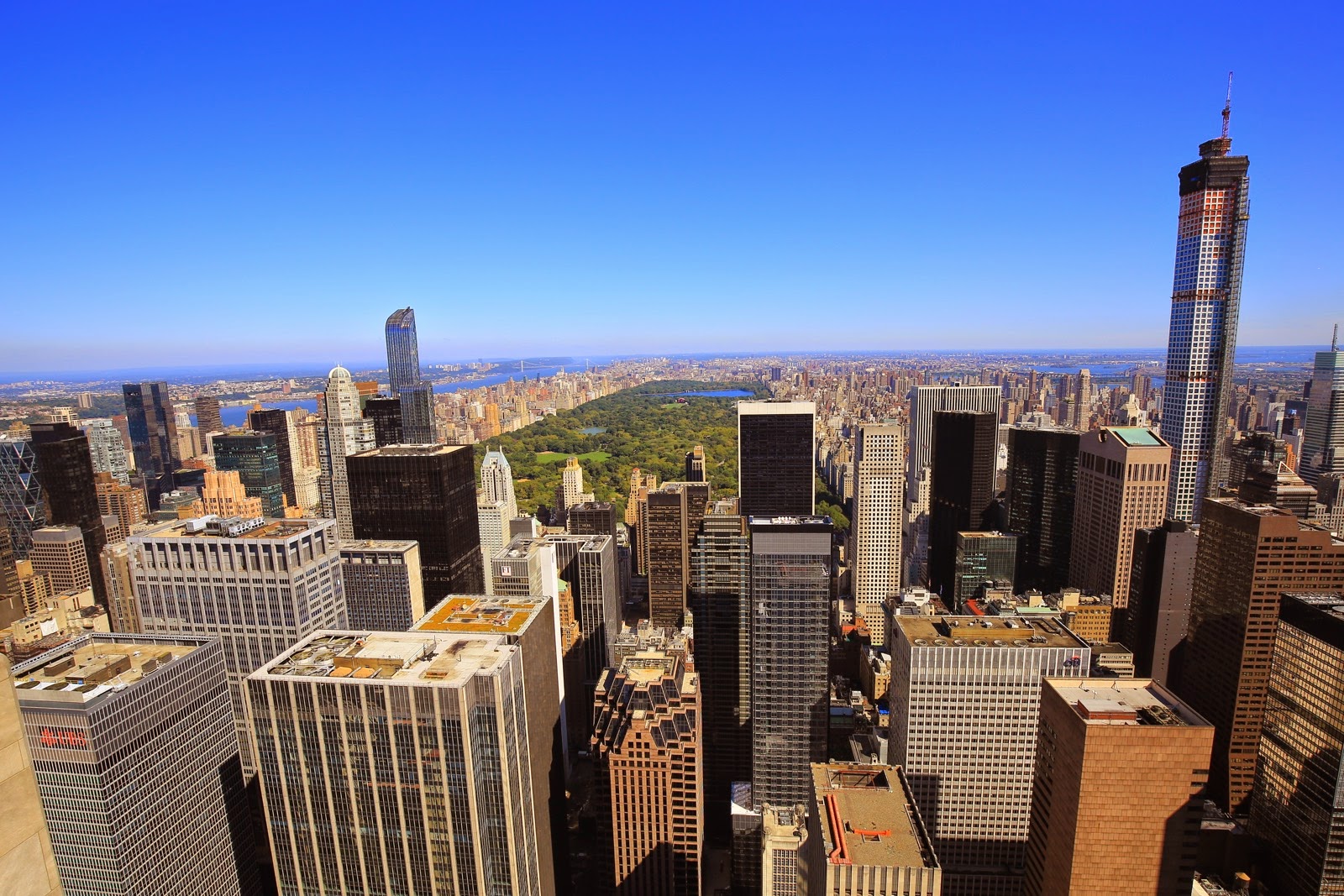 Central Park et les tours de Midtown