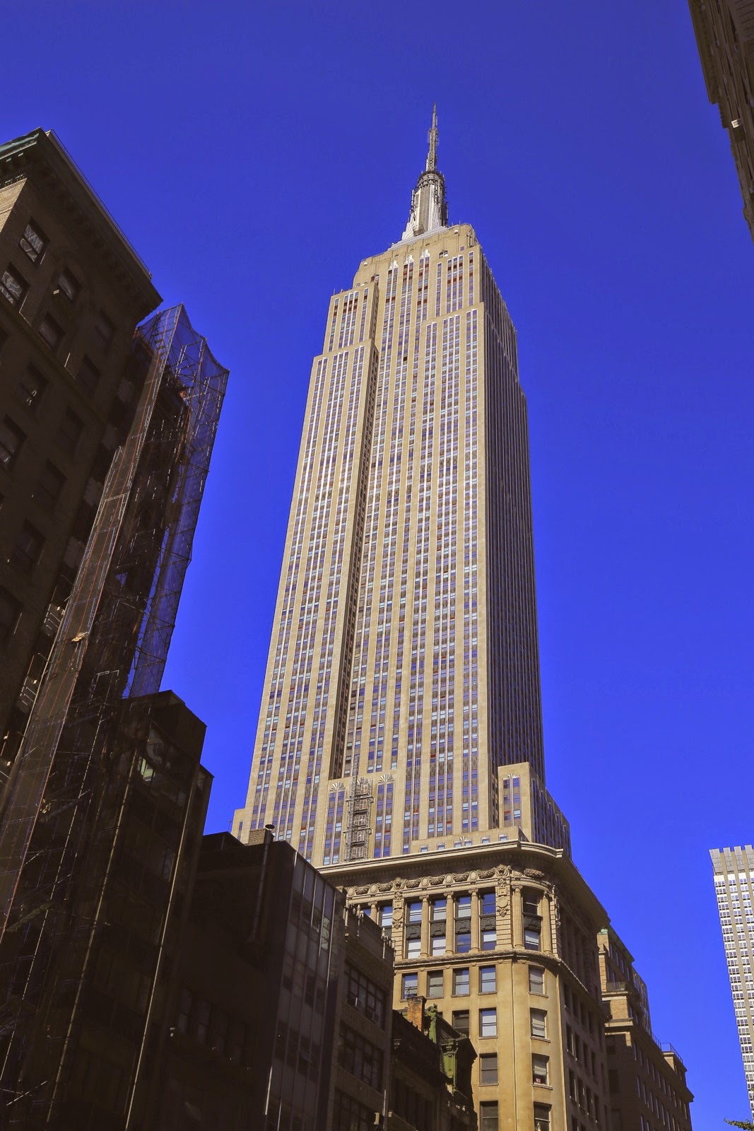 L’Empire State Building vu d’en bas