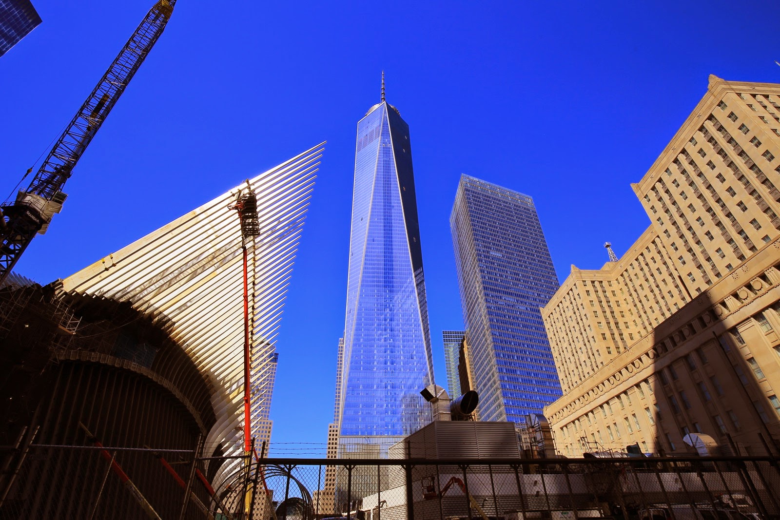 Le One World Trade Center et ses voisins