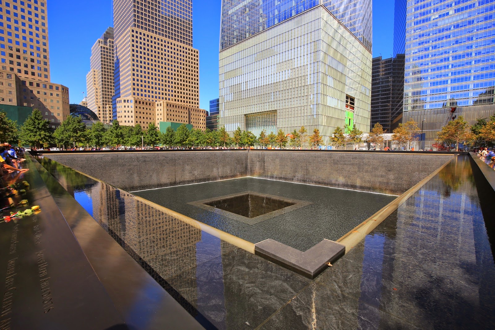 Un bassin du 9/11 Memorial
